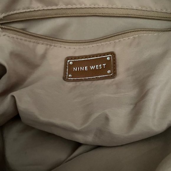 Nine West Orange/Brown Shoulder Purse/Bag - Picture 4 of 10